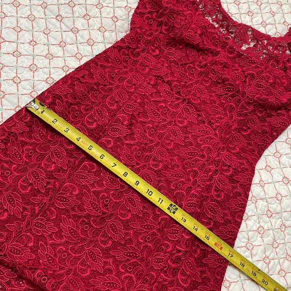 White House black market illusion lace sheath dress - Picture 9 of 12